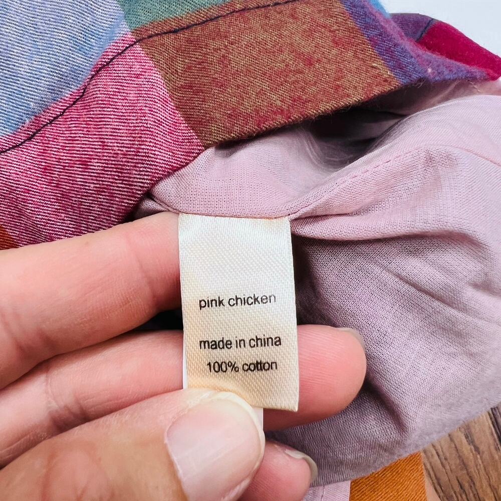 NWT Pink Chicken 6Y Harvest Check Autumn Dress - Picture 5 of 5